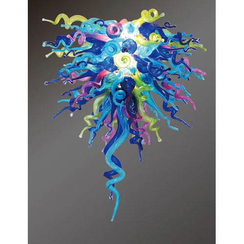 Art Glass Colorful Classic Wonders of the Sea Large Chandelier - Image 1