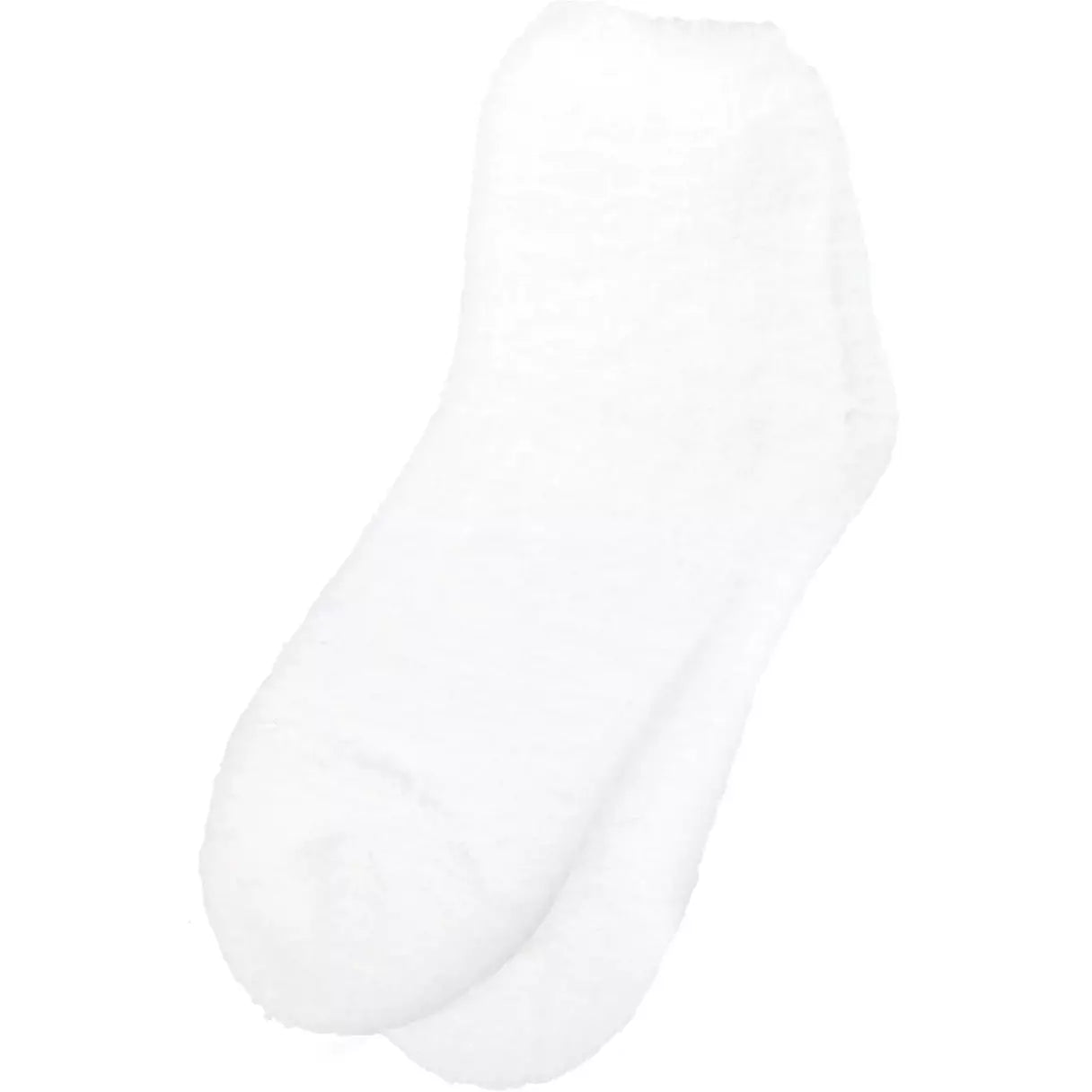 Kashwere White Plush Spa Socks