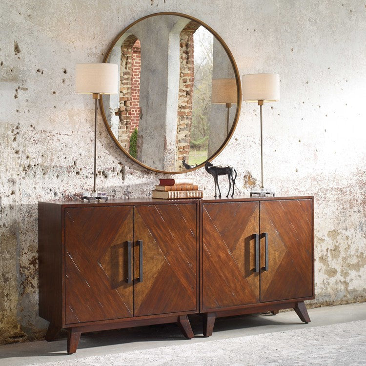 Uttermost Liri Mid-Century Modern 2 Door Cabinet