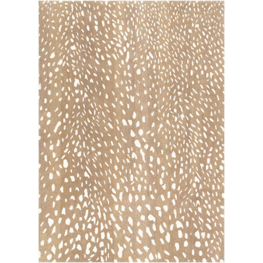 Surya Rugs Athena Collection Light Brown, Tan & Cream Animal Print Area Rug ATH-5162 - Image 1