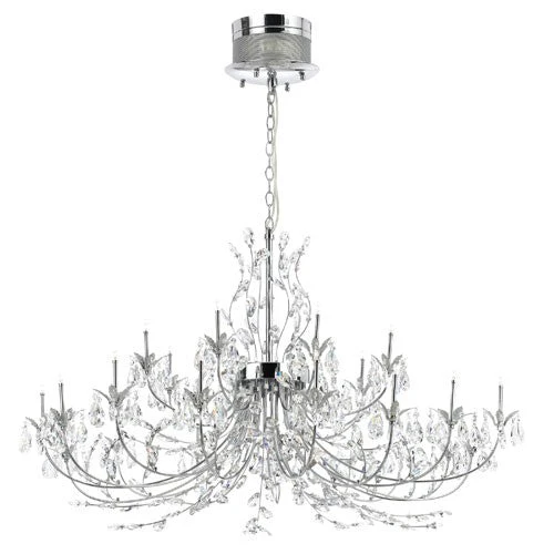 Giselle Chrome Twenty-Four Light Chandelier - Image 1