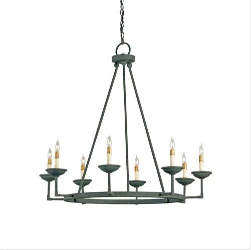 Black Eight-Light Ormewood Chandelier - Image 1