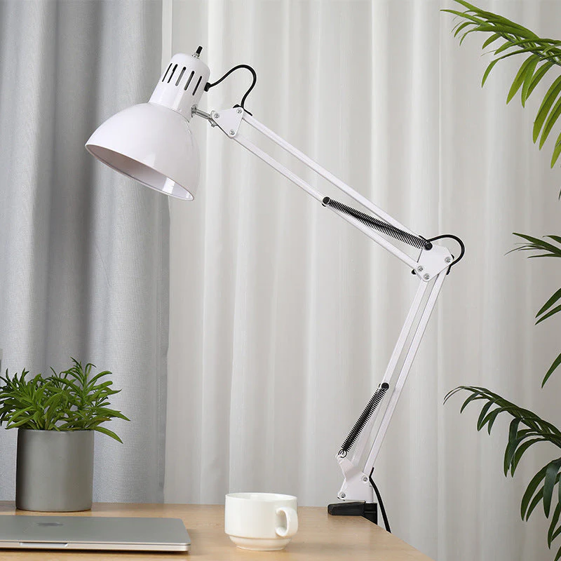 Cantilever LED Desk Lamp – Eye Protection, Metal Iron Table Lamp with Extra Long Arm - Image 2