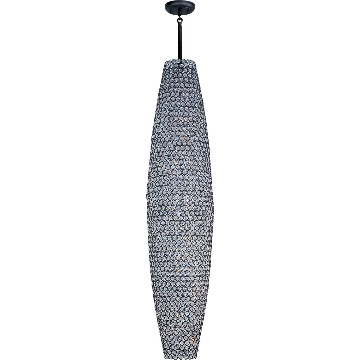 International Glimmer Bronze Twelve-Light Pendant - Image 1