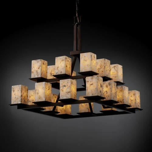 Two-Tier Ring Chandelier - Image 1