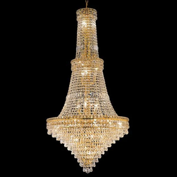 Gold plated 34 Light crystal Chandelier - Image 1