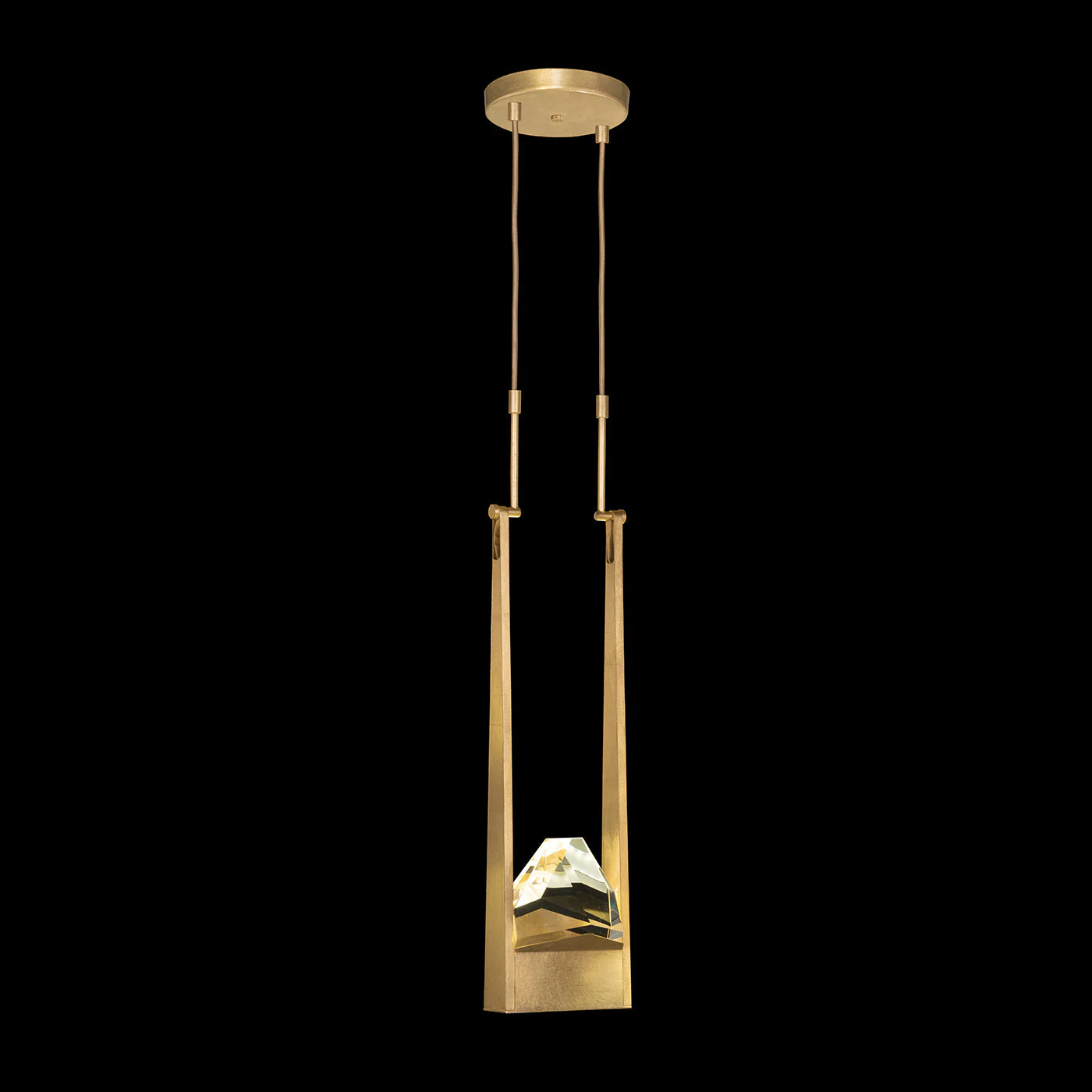 Fine Art Strata 7.5" Single Drop Round Pendant - Image 2