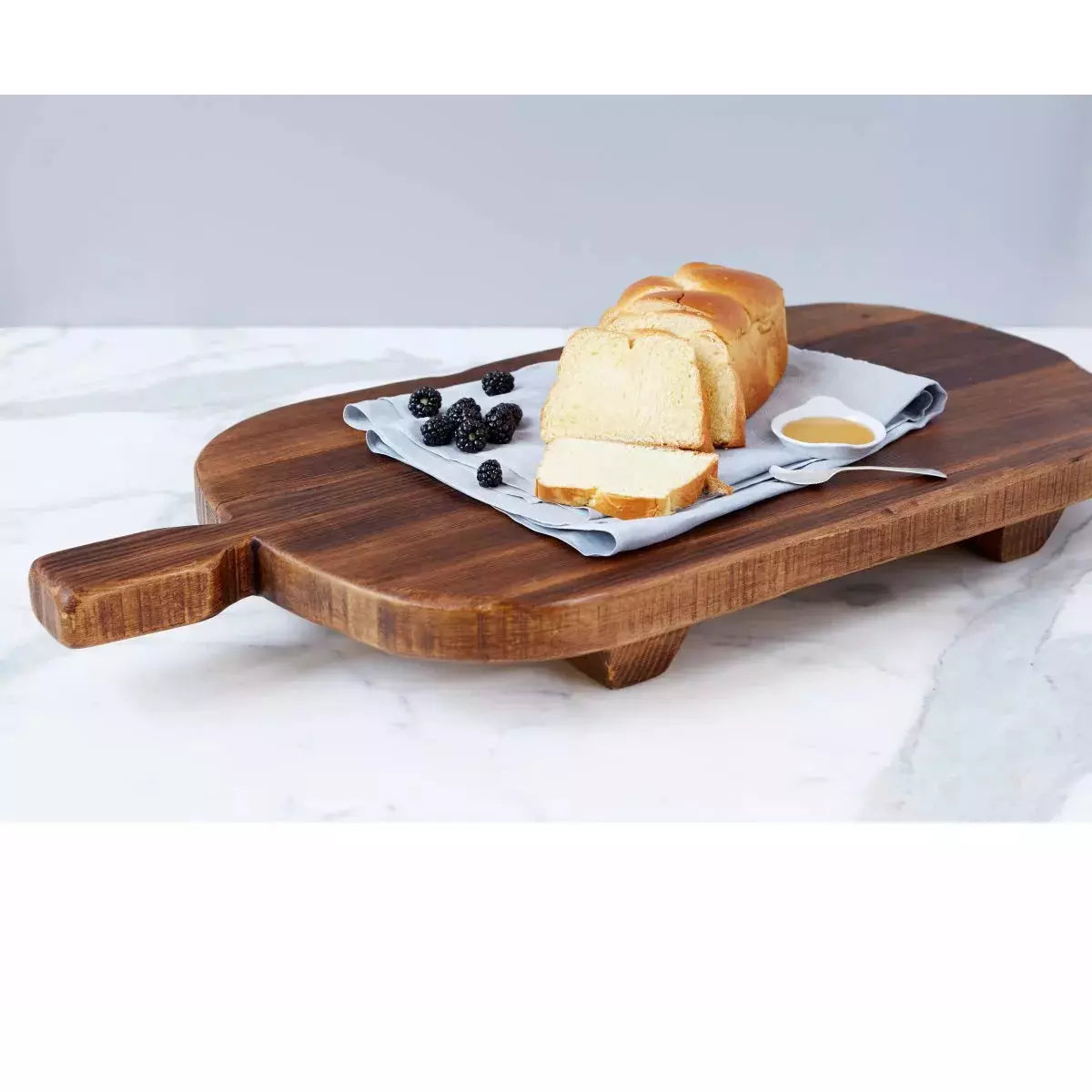 etúHOME Classic Oversized Rectangle Footed Reclaimed Wood Serving Board ~ IN-STORE PURCHASE ONLY - Image 2