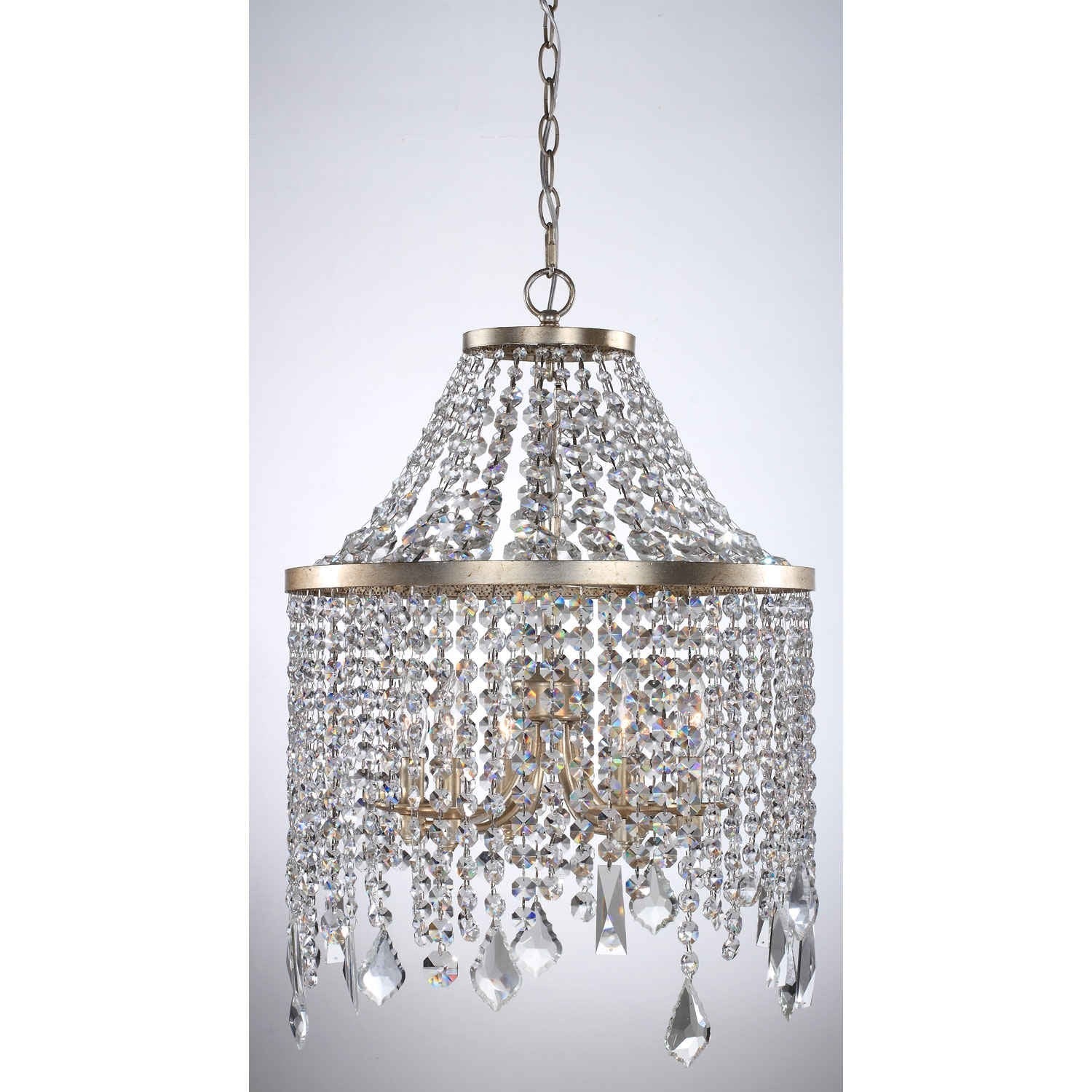 Palais Silver Foil 18-Inch Six-Light Pendant - Image 1