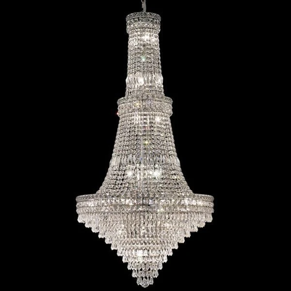 Polished chrome 34 Light crystal Chandelier - Image 1