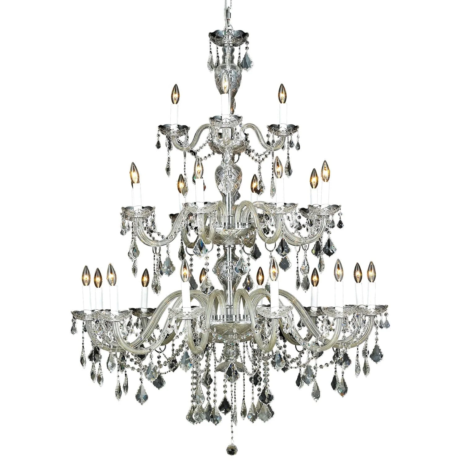 45-Inch Chandelier with Royal Cut Clear Crystal - Image 1