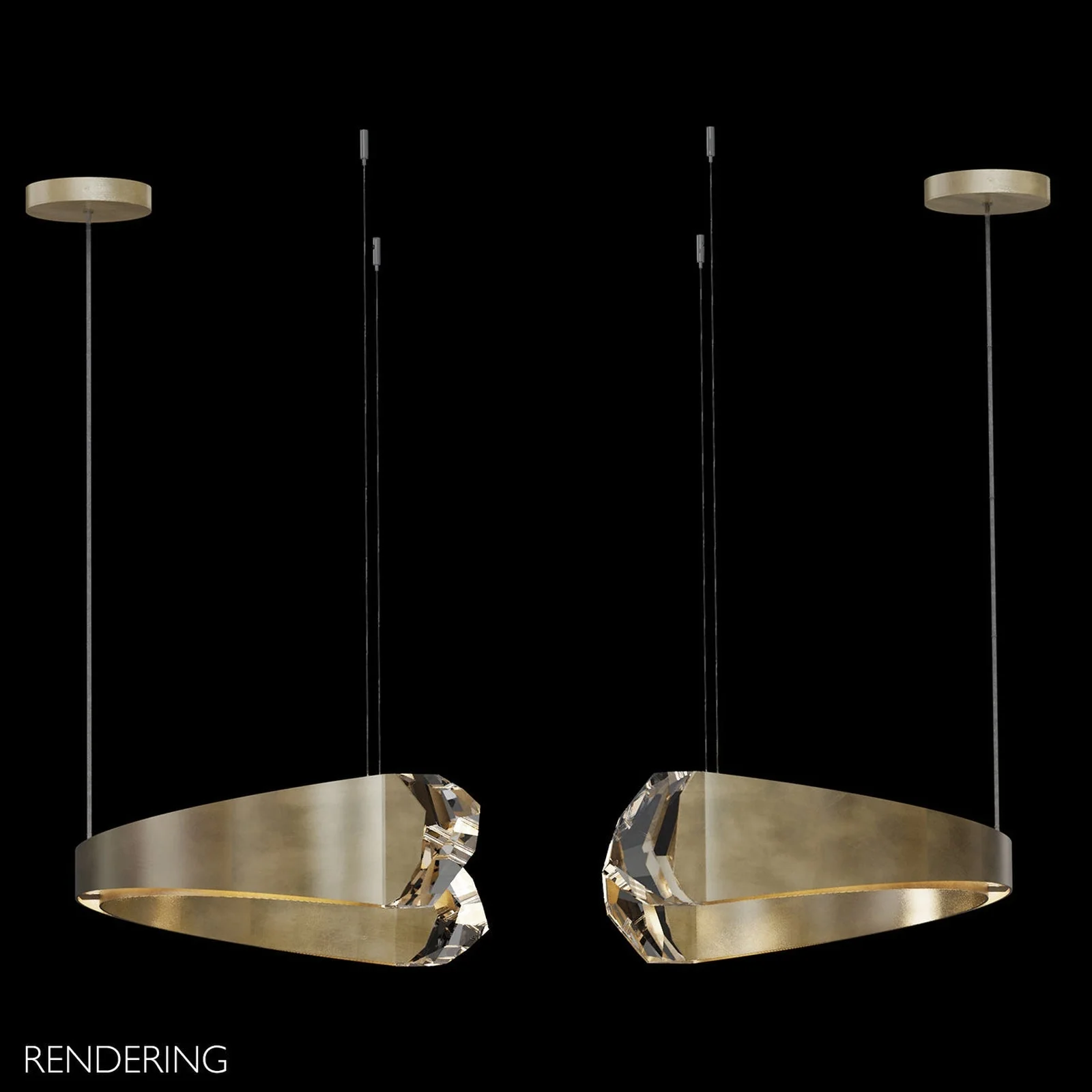 Fine Art Strata 49" Round Pendant - Image 3