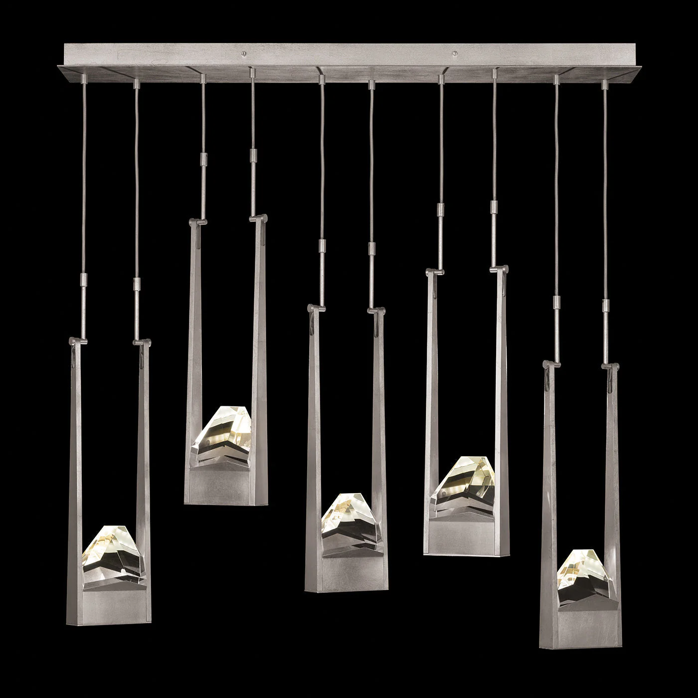 Fine Art Strata 50" Five Drop Linear Pendant - Image 1