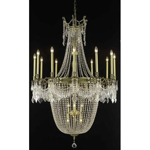 Esperanza Bronze Twenty-Two Light Chandelier with Clear Royal Cut Crystals - Image 1