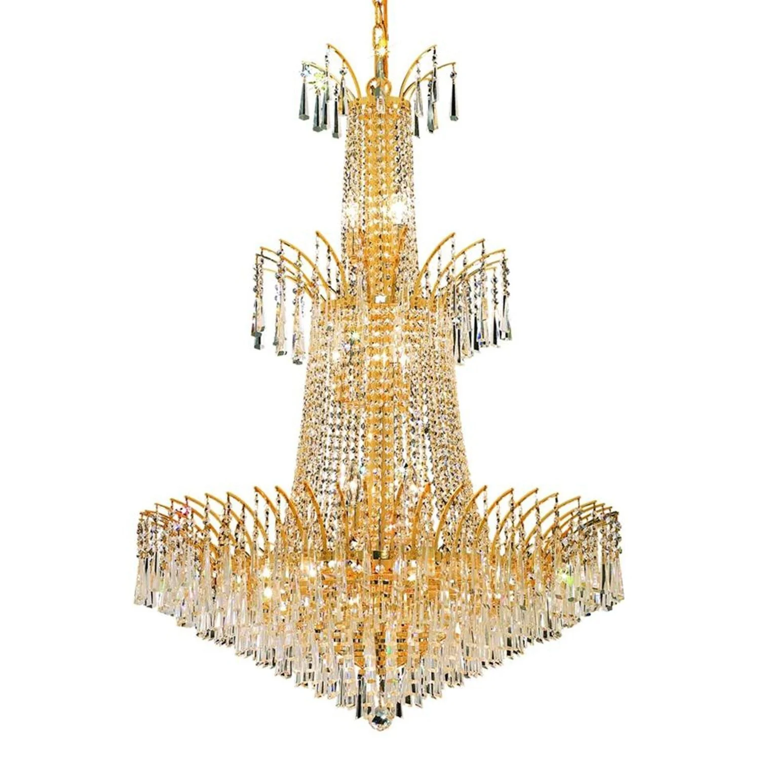 Chandelier with Clear Royal Cut Crystals - Image 1