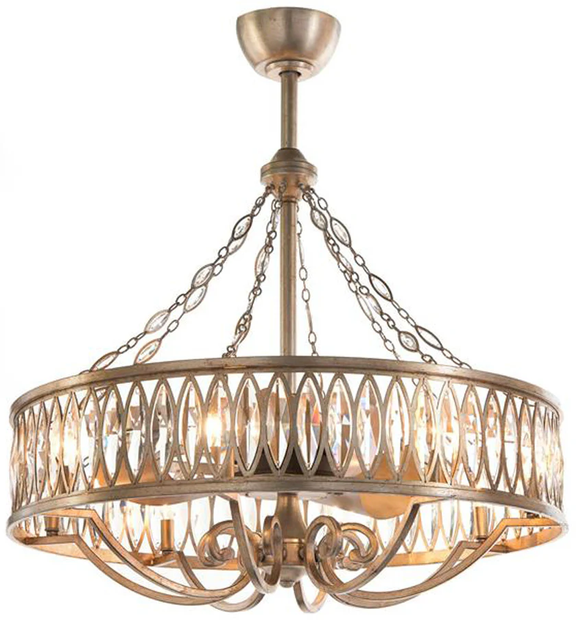 Marquise Pendant with Fan - Image 1