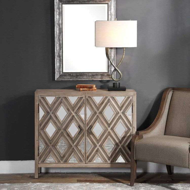 Uttermost Tahira Rustic Modern 2 Door Cabinet