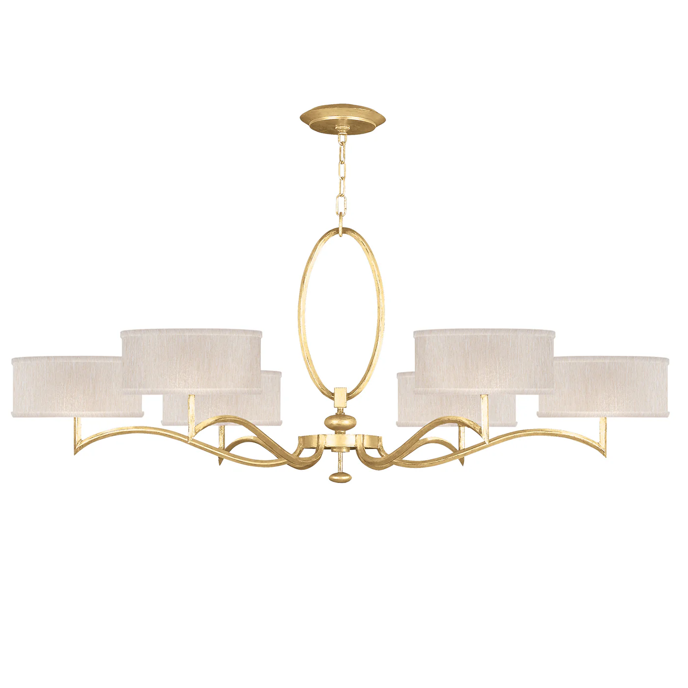 Allegretto Low Round Chandelier