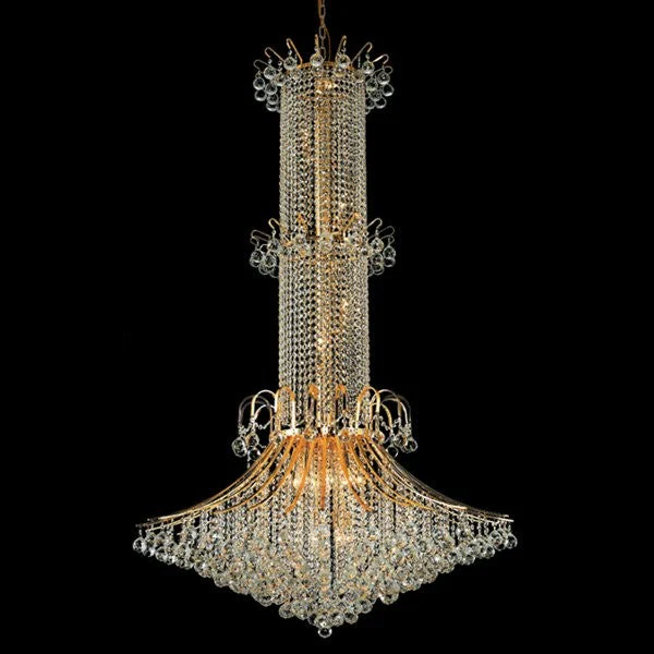 Gold plated 20 Light crystal Chandelier - Image 1