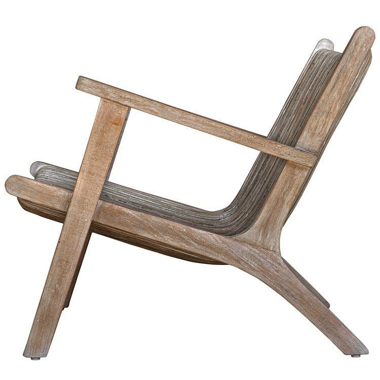 Uttermost Aegea Mango Wood Accent Chair - Image 3