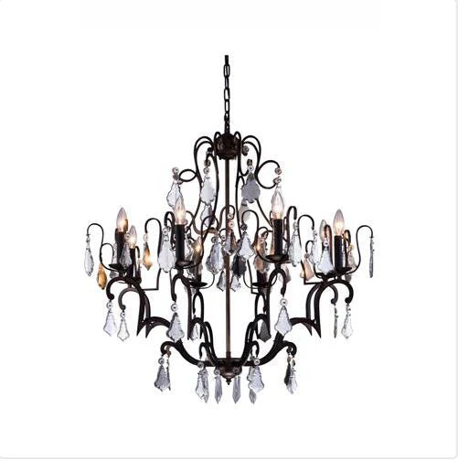 Bronze Thirty-Two-Inch Chandelier - Image 1