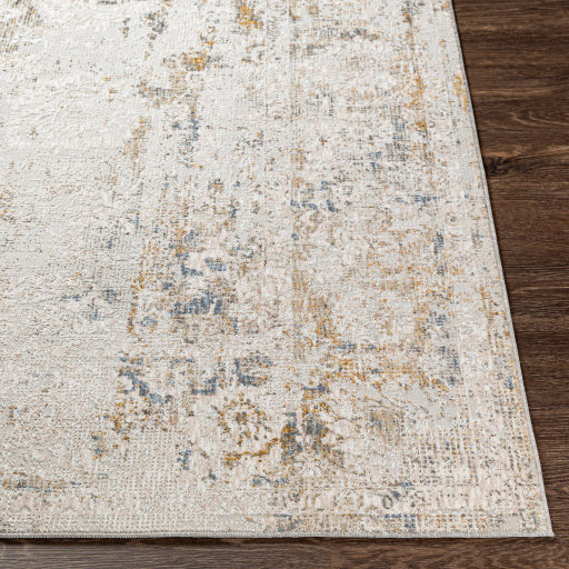 Surya Rugs Carmel Collection Light Gray, Dark Blue, Off White, Gray, Mustard & Brown Area Rug CRL-2306 - Image 2