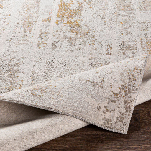 Surya Rugs Carmel Collection Light Gray, Dark Blue, Off White, Gray, Mustard, Brown & Blue Area Rug CRL-2310 - Image 3