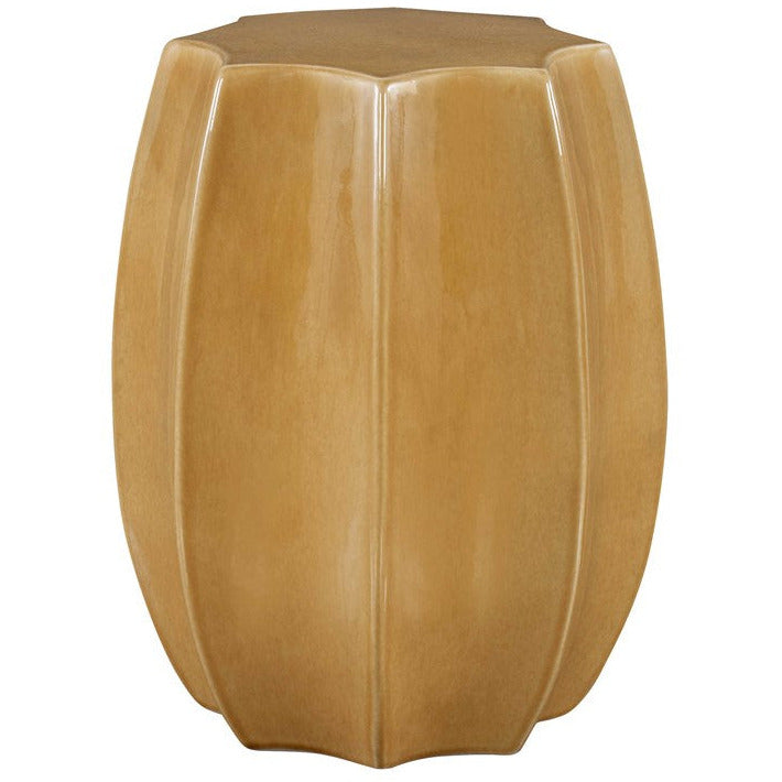 Uttermost Sunrise Warm Amber Ceramic Garden Stool - Image 2