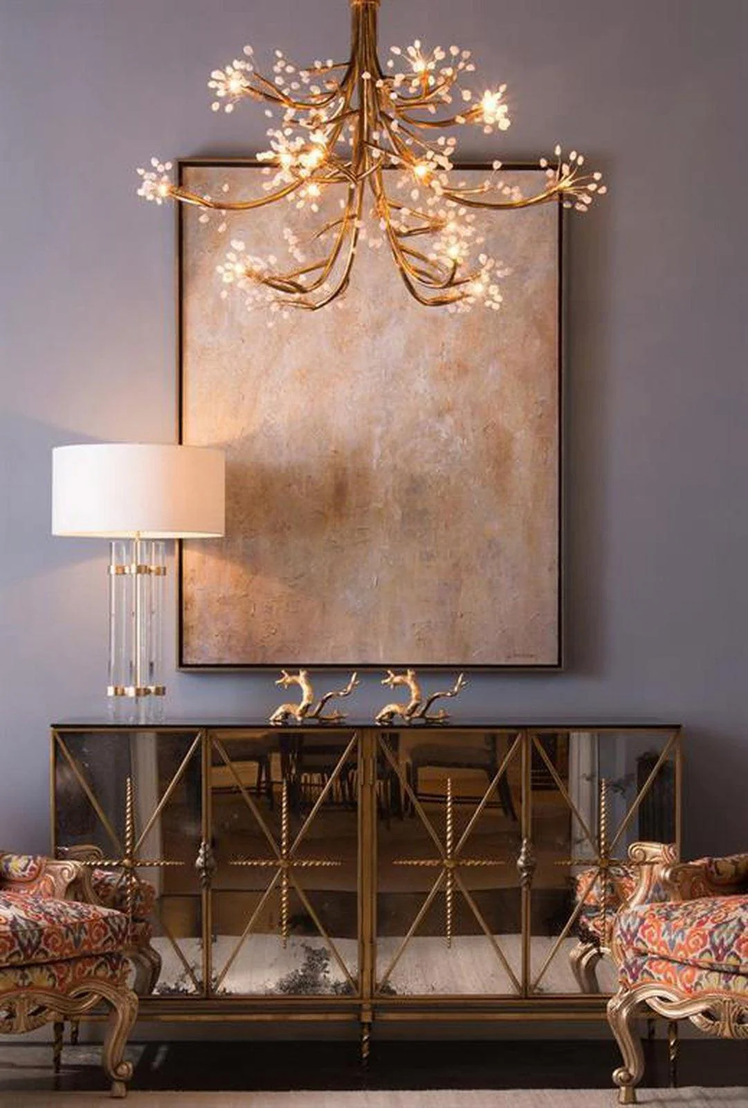 John Richard Sixteen-Light Halogen Chandelier - Image 2