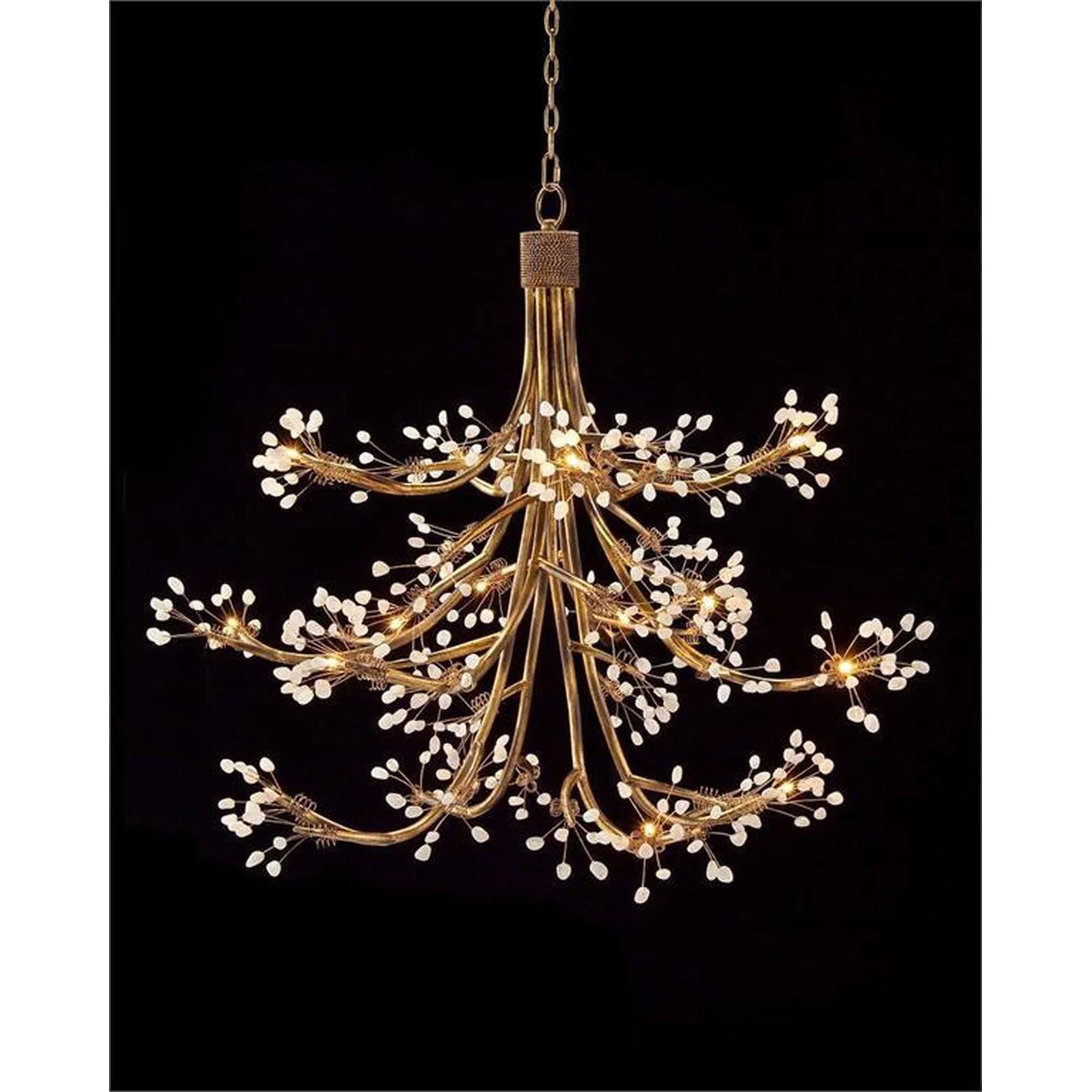 John Richard Sixteen-Light Halogen Chandelier - Image 1