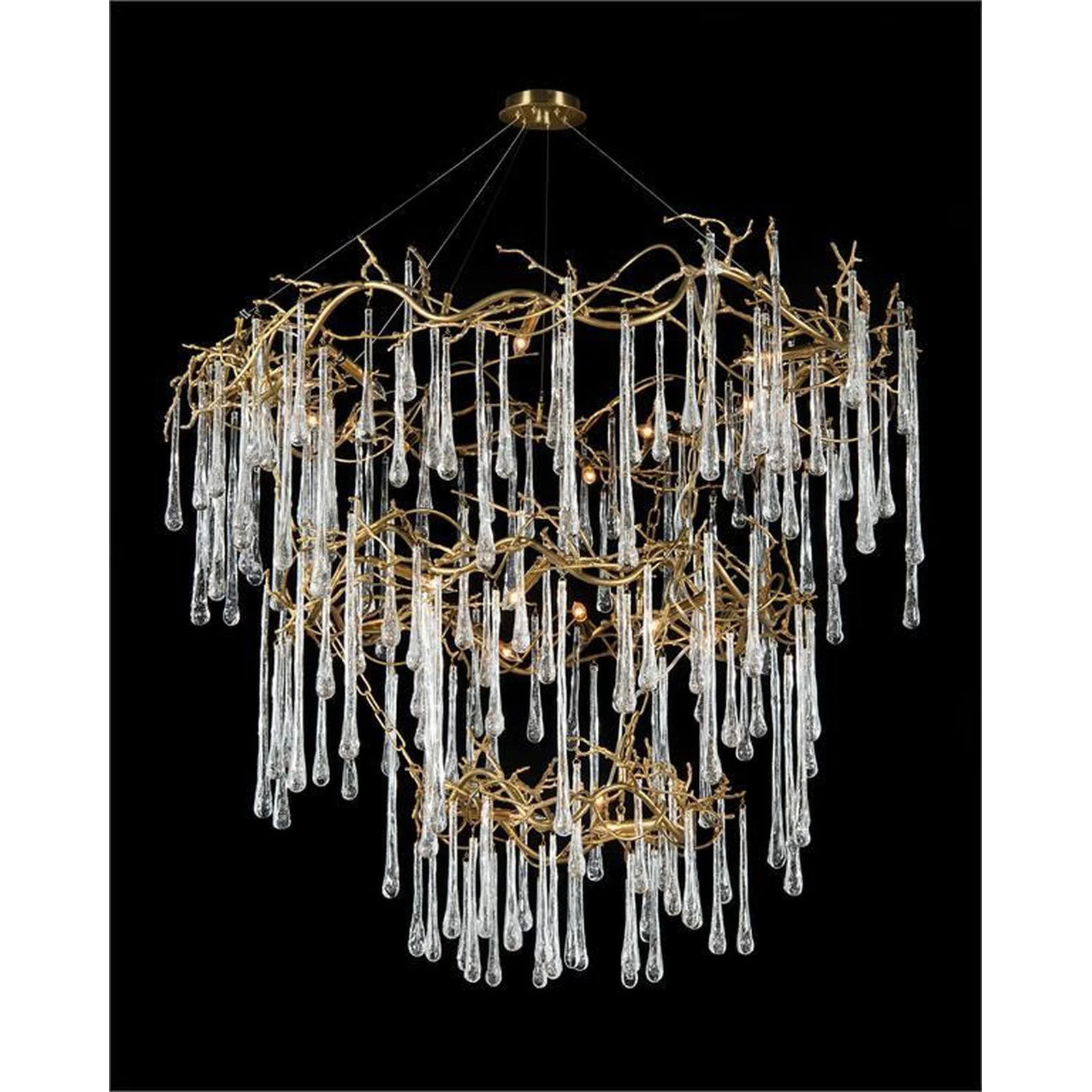 John Richard Branched Crystal Twenty-Light Chandelier - Image 1