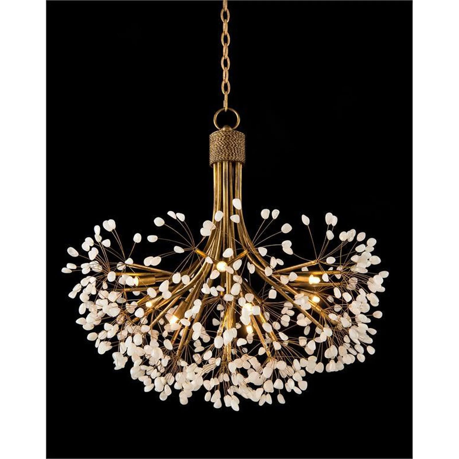 John Richard Quartz Nine-Light Chandelier - Image 1