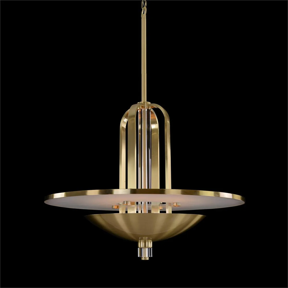 John Richard International Style Eight-Light Cage Pendant - Image 3