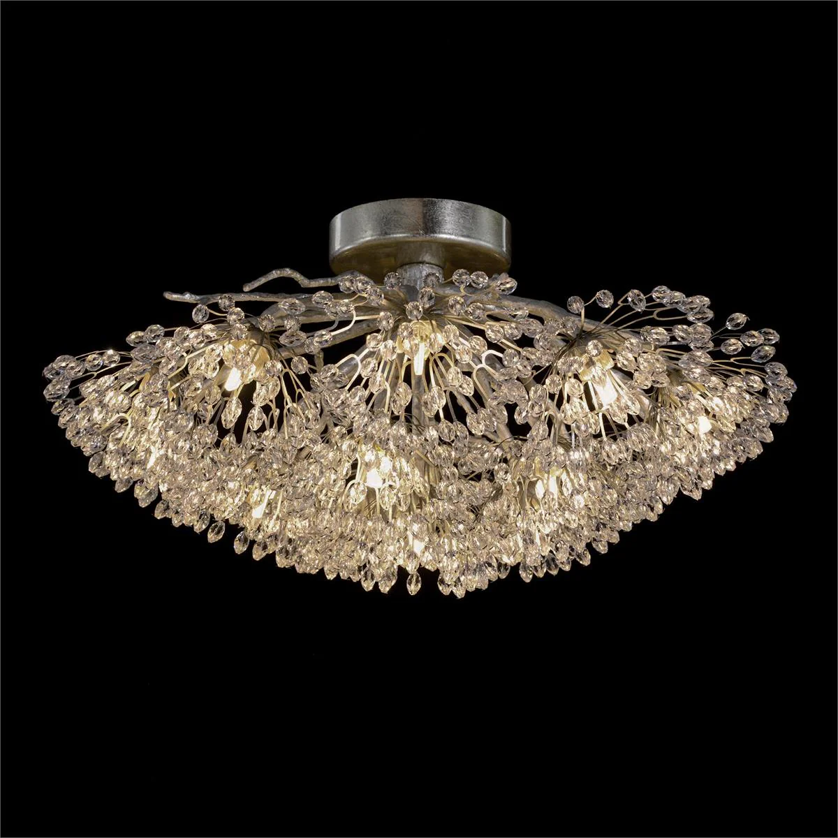 John Richard Hanasaku Flower Sixteen Light Flush Mount - Image 1
