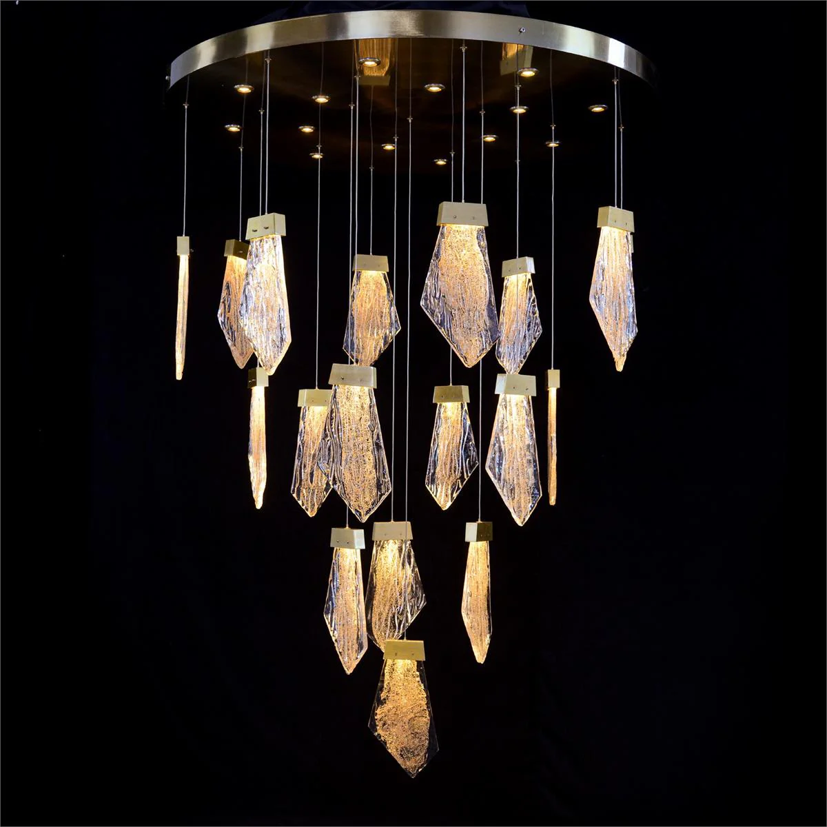 John Richard Lux Thirty-Two-Light Drop Pendant Chandelier - Image 1