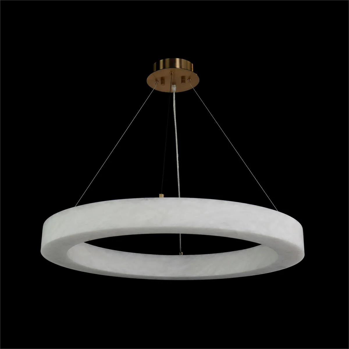 John Richard Alabaster Halo Pendant, Medium - Image 2
