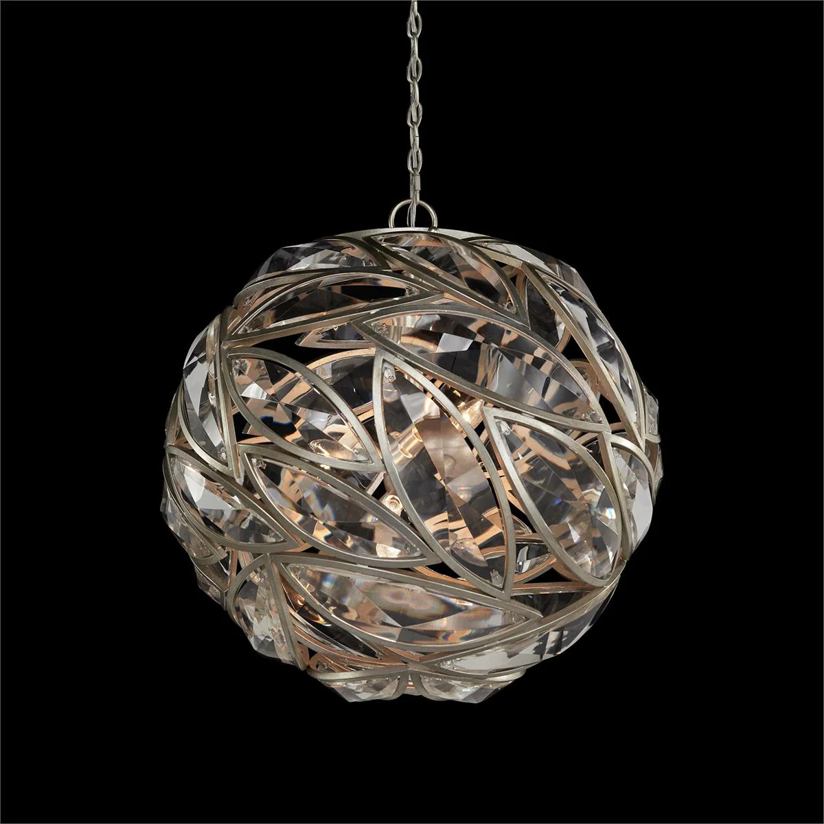 John Richard Petaline Sphere Six-Light Chandelier - Image 1