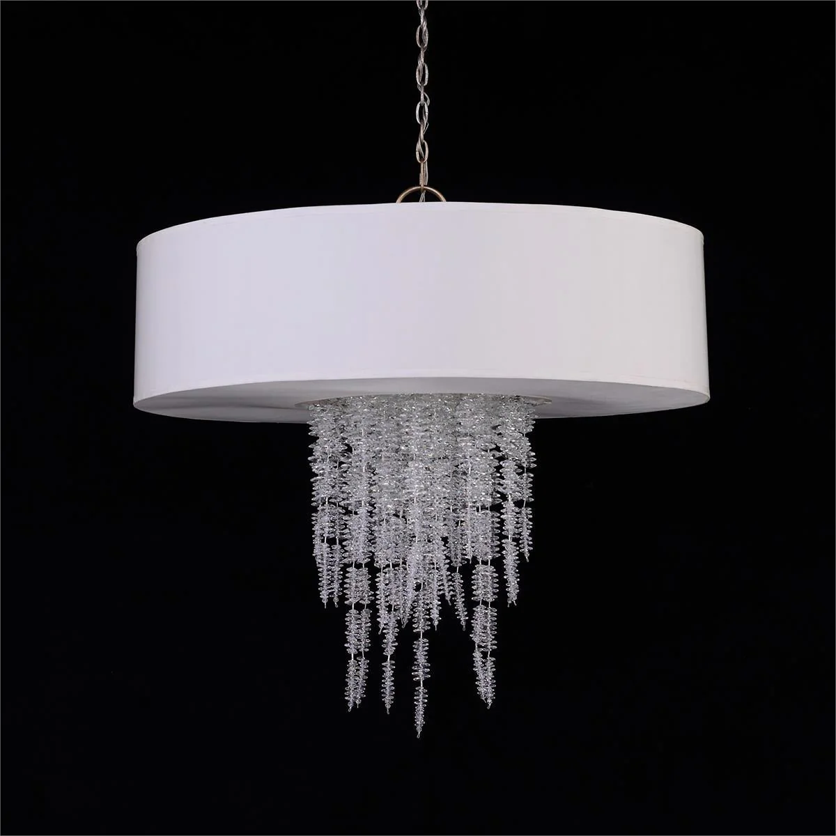 John Richard Cascading Crystal Eleven-Light Chandelier - Image 2
