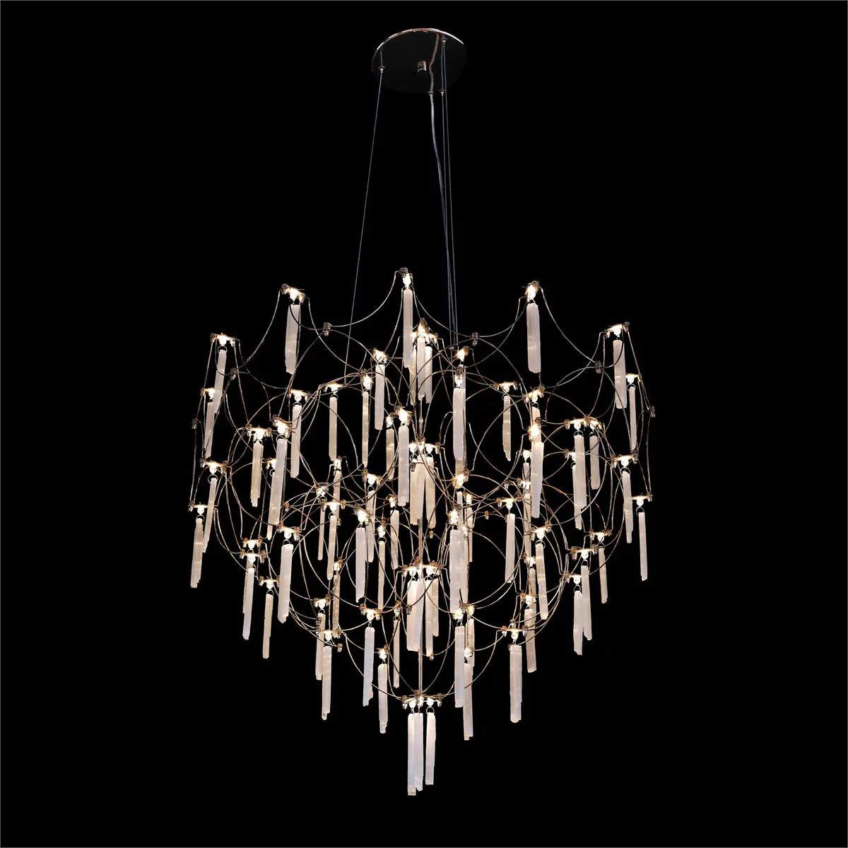 John Richard Stone Grove Chimes Chandelier - Image 1