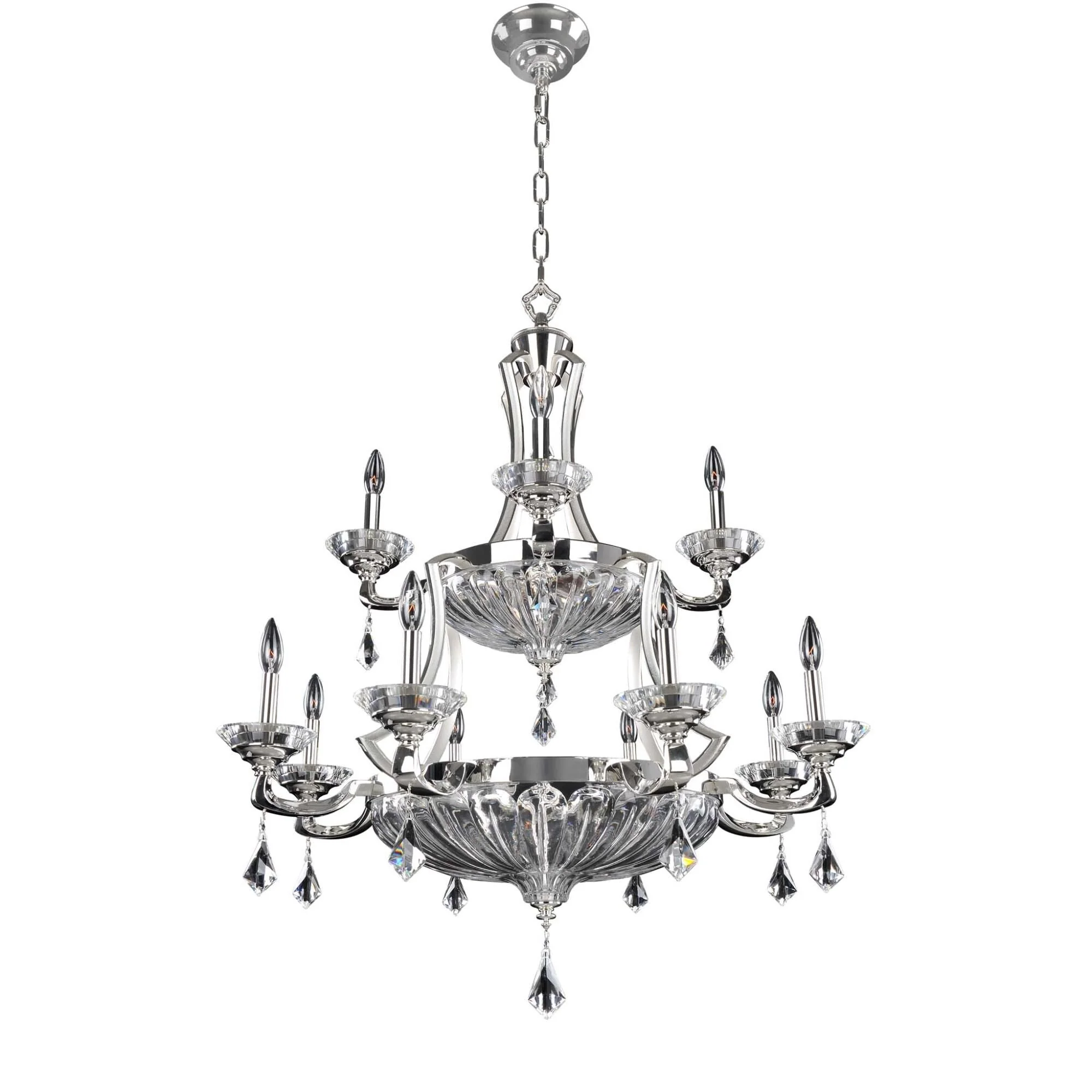 Allegri Orecchini 36 Inch 12 Light Chandelier Cp43570 - Image 2