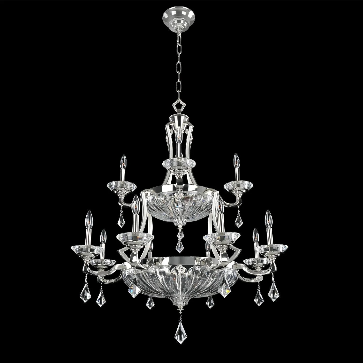 Allegri Orecchini 36 Inch 12 Light Chandelier Cp43570 - Image 1