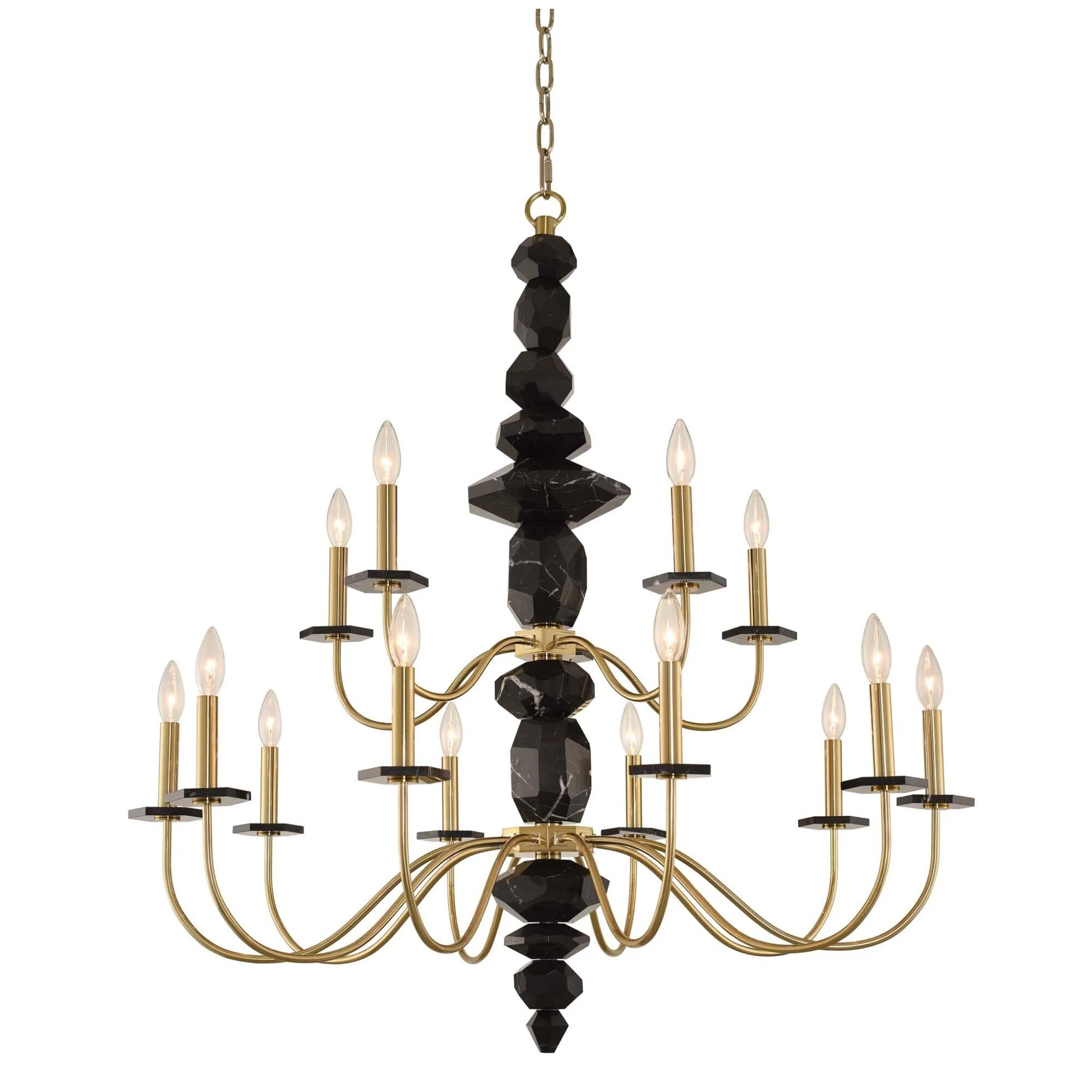 Allegri Piedra 38 Inch 15 Light Chandelier Cp1115 - Image 1