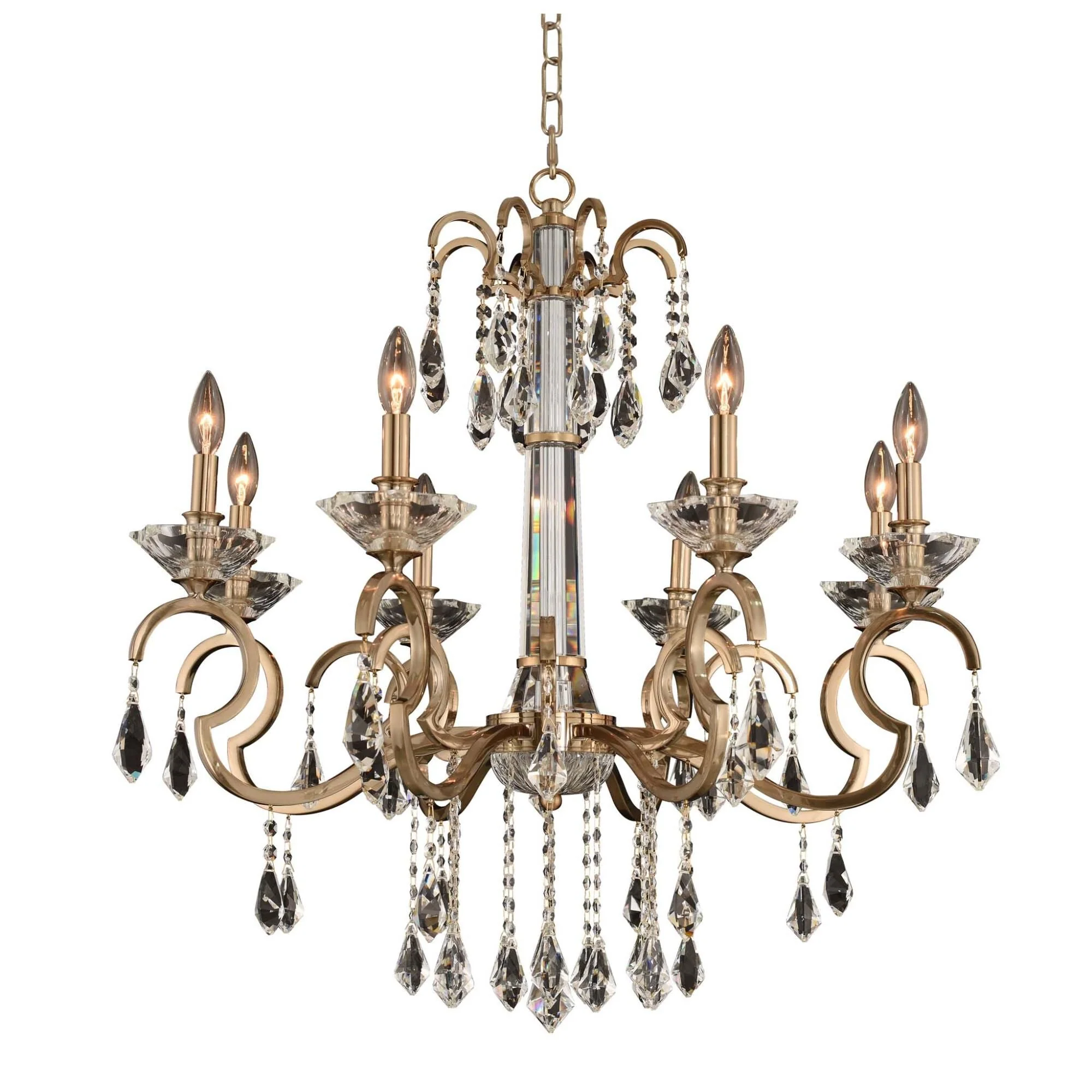 Allegri Valencia 32 Inch 8 Light Chandelier Cp1118 - Image 1