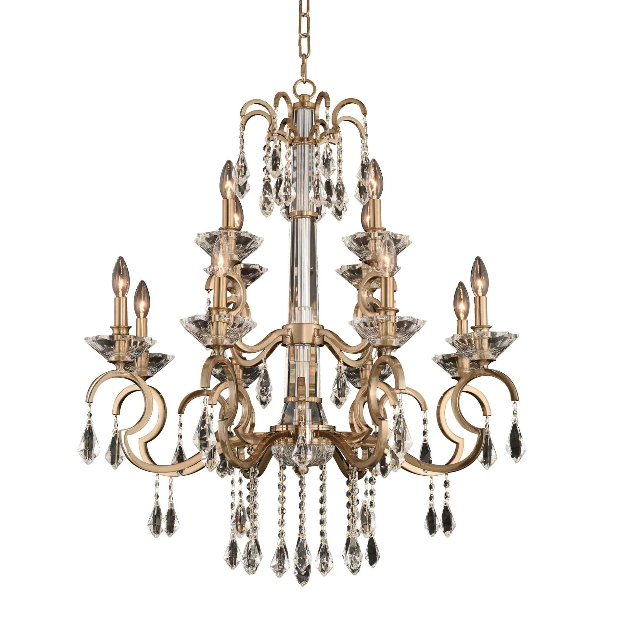 Allegri Valencia 32 Inch 12 Light Chandelier Cp1119 - Image 1