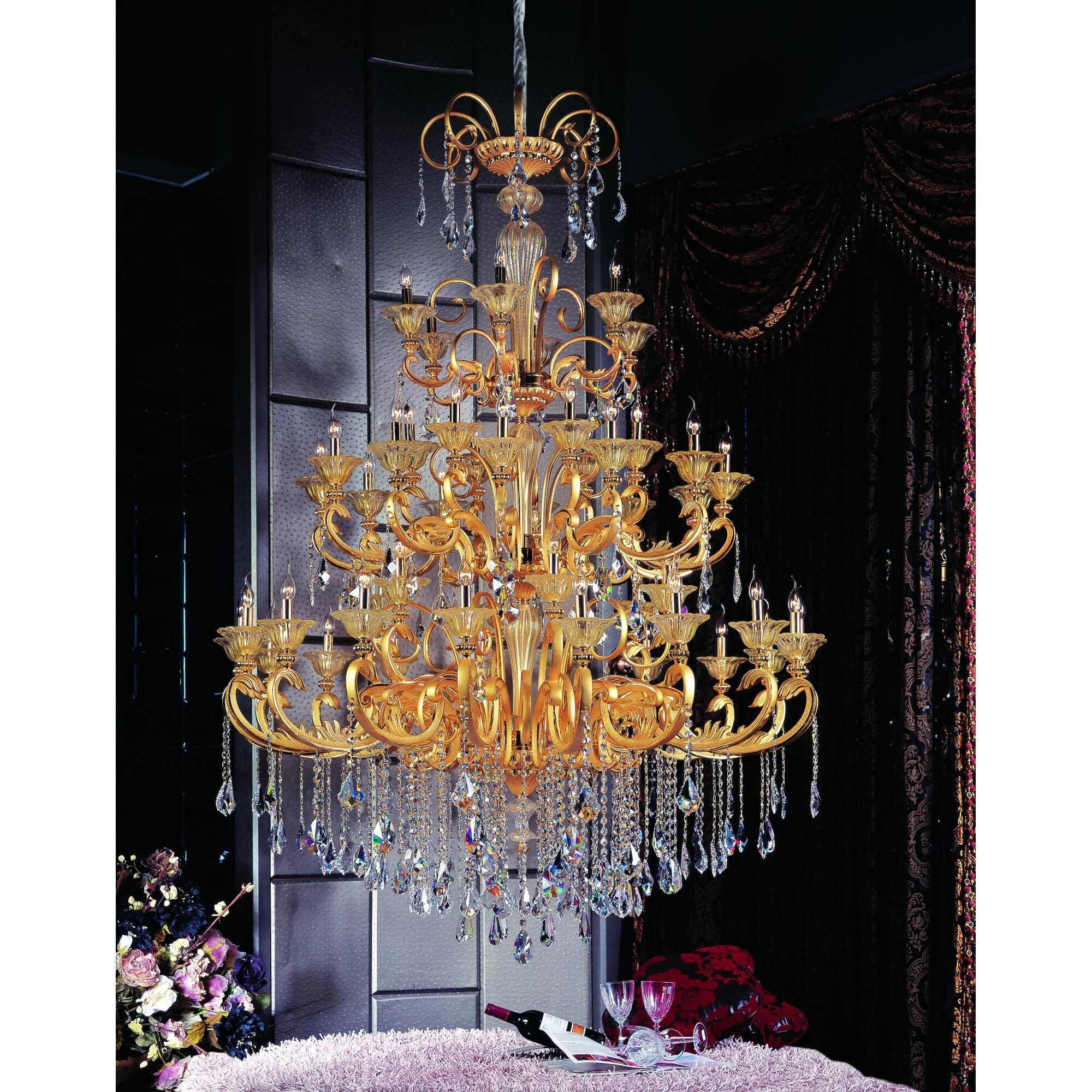Allegri Legrenzi 64 Inch 48 Light Chandelier Cp8638 - Image 1