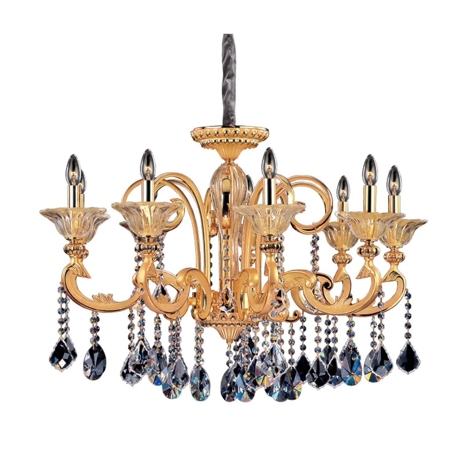 Allegri Legrenzi 33 Inch 9 Light Chandelier Cp8652 - Image 2