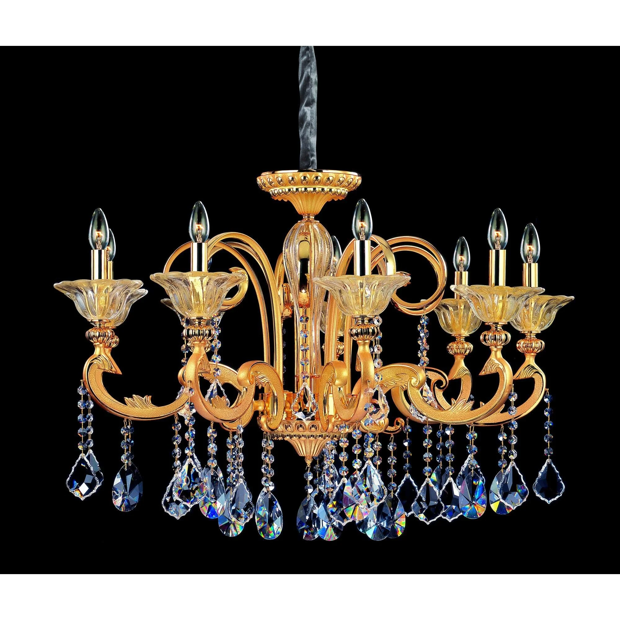Allegri Legrenzi 33 Inch 9 Light Chandelier Cp8652 - Image 1
