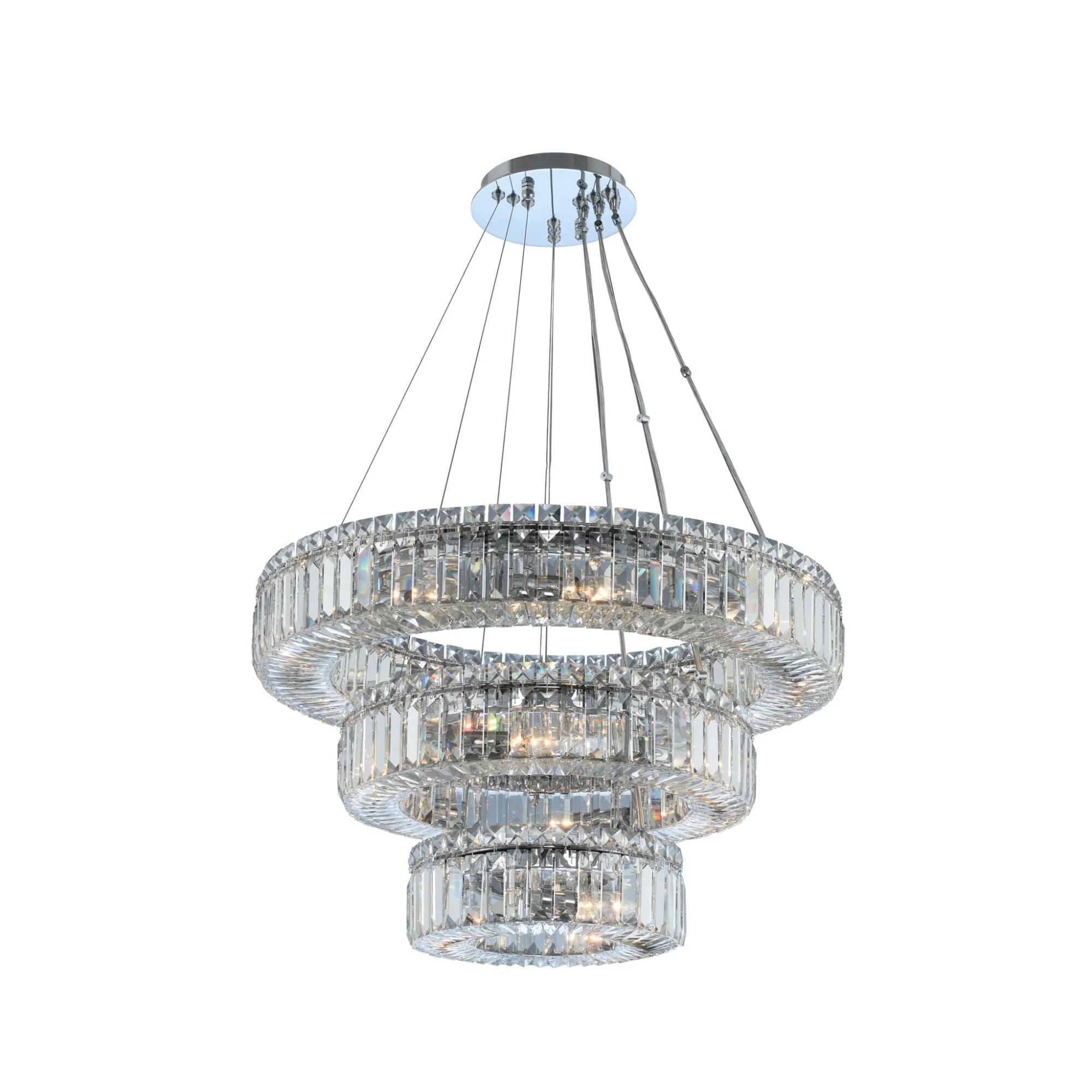 Allegri Rondelle 26 Inch 18 Light Chandelier Cp13116 - Image 2