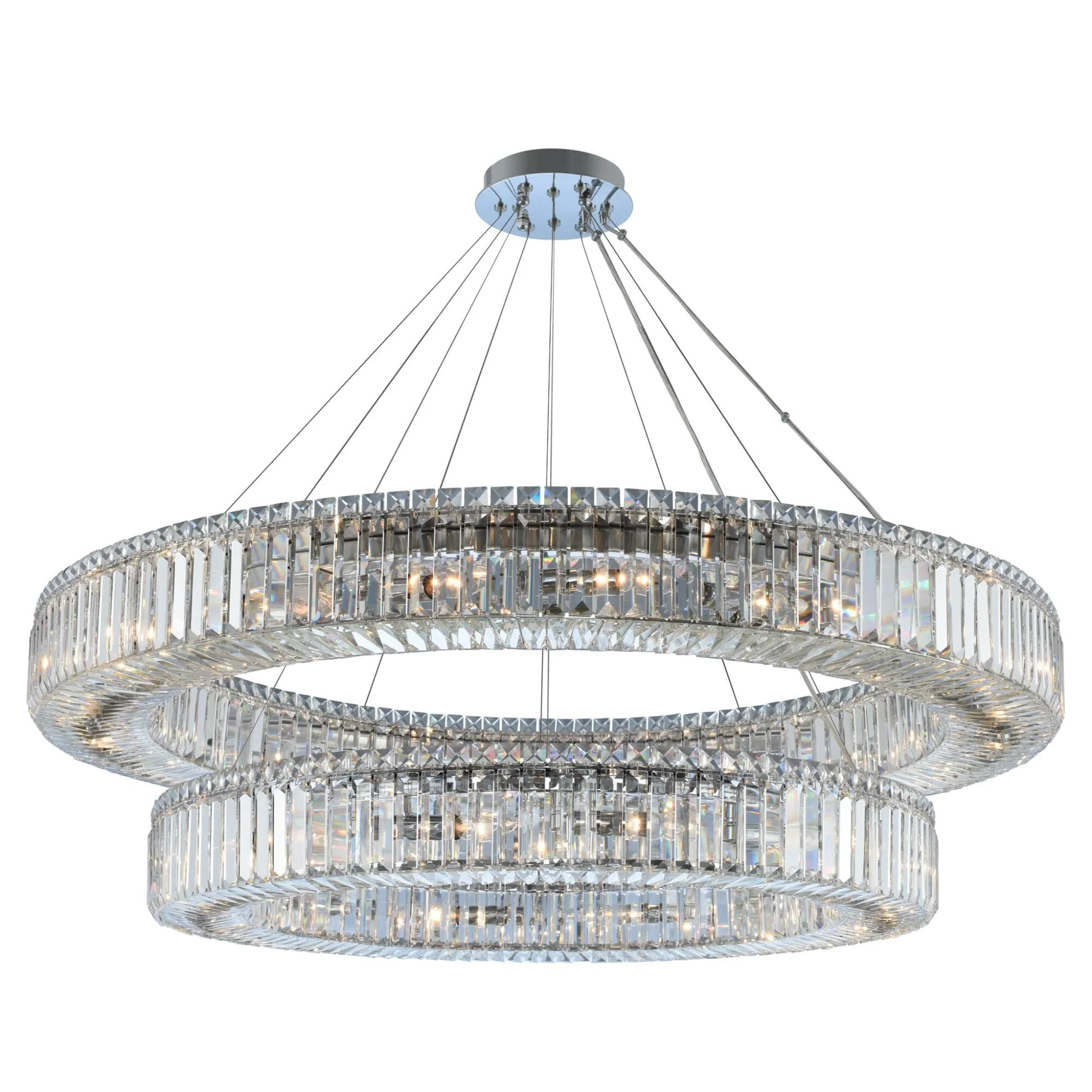 Allegri Rondelle 47 Inch 30 Light Chandelier Cp13120 - Image 1