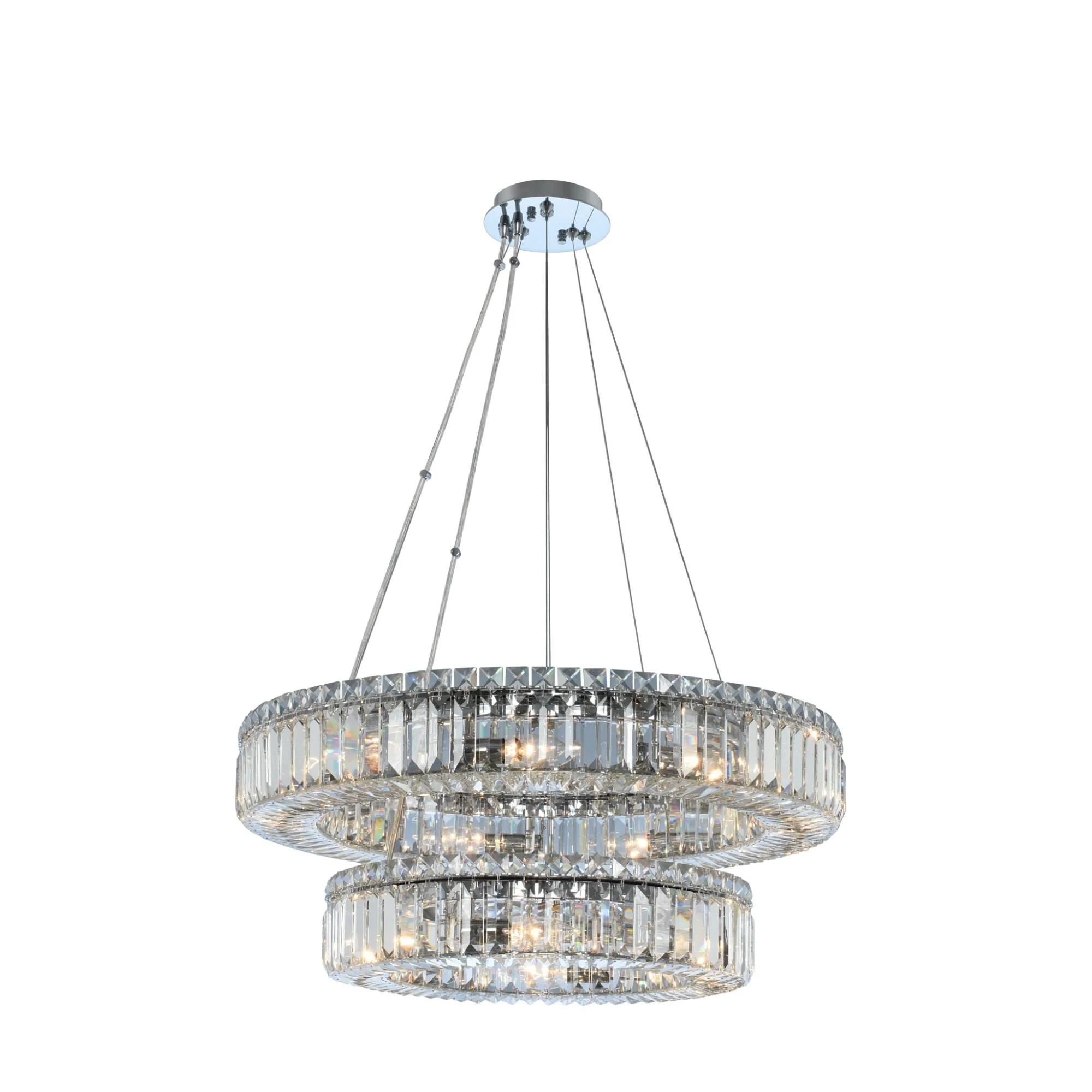 Allegri Rondelle 26 Inch 15 Light Chandelier Cp13128 - Image 2